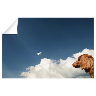 Wall Art  Wall Decals  A paper airplane. Wall Decal