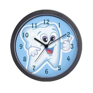 Funny Dentists Office Wall Clock by ServingUpSmiles