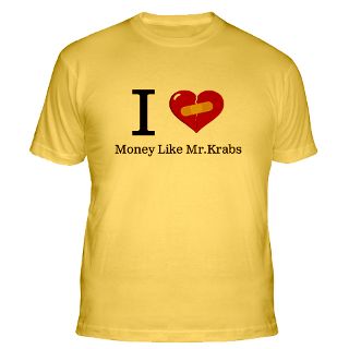 Love Money Like Mr.Krabs Gifts & Merchandise  I Love Money Like Mr