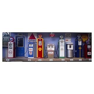 Wall Art  Posters  Antique Gas Pump Collection