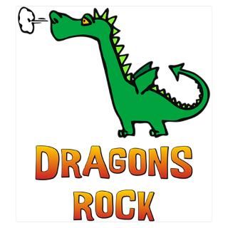 Wall Art  Posters  Dragons Rock Poster