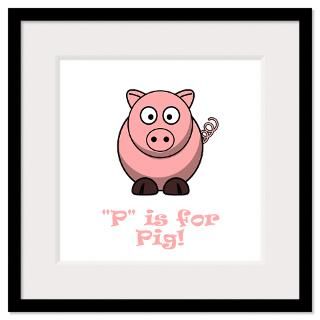 Funny Pig Framed Prints  Funny Pig Framed Posters