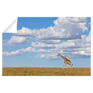 Wall Art > Wall Decals > Masai Giraffe walking Wall