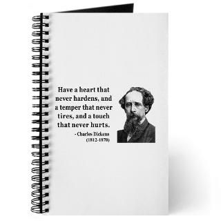Charles Dickens Journals  Custom Charles Dickens Journal Notebooks