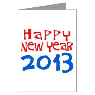 Happy New Year 2013 Greeting Cards (Pk of 10) for