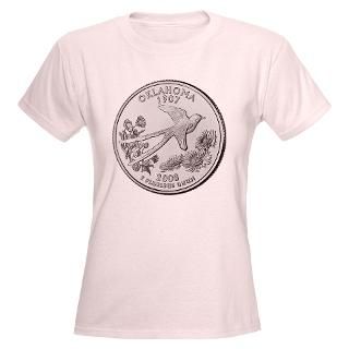 2008 Oklahoma State Quarter Womens Light T Shirt for