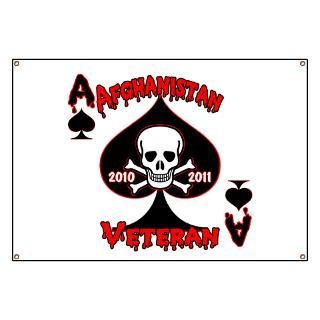 Afghanistan war veteran 2010 to 2011 Banner for $59.00