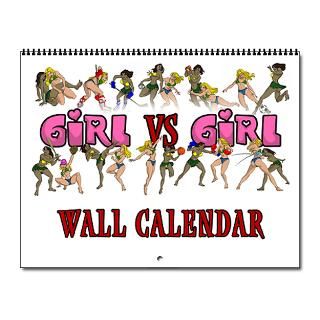 Girl VS Girl 2009 Wall Calendar