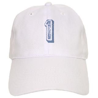 blue number 1 birthday baseball cap