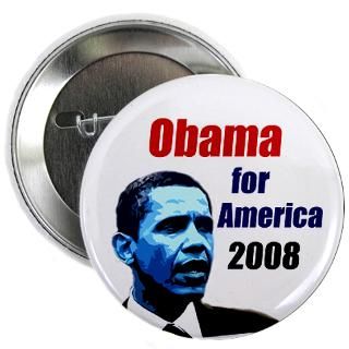 Obama for America 2008 Button