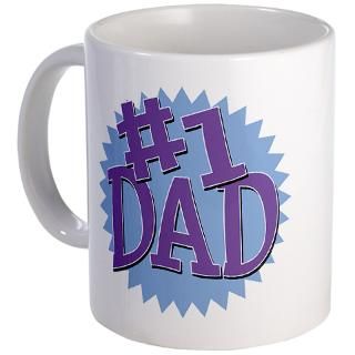 Dad Gifts  #1 Dad Drinkware  Number 1 Dad Mug