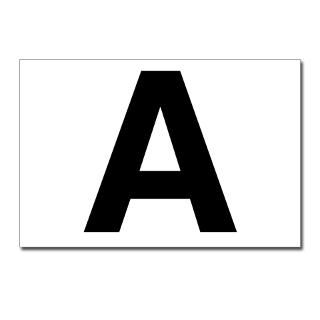 Helvetica Alphabet Postcards (Package of 8) for $9.50