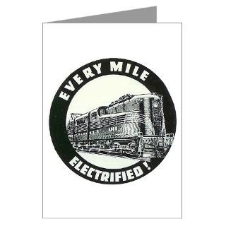 PRR EVERY MILE ELECTRIFED Greeting Cards (Package