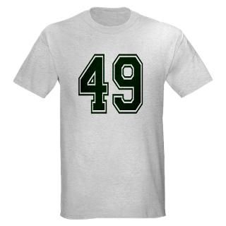 49 T shirts  NUMBER 49 FRONT Light T Shirt