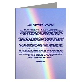  Dog Greeting Cards  Rainbow Bridge Sympathy Card II (Pk of 10