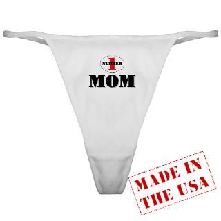 Dad Gifts  Dad Underwear & Panties  NUMBER ONE MOM Classic Thong
