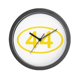 Number 44 Oval Wall Clock for $18.00