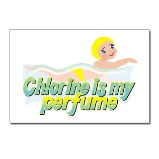 Chlorine is my perfume Postcards (Package of 8) for $9.50