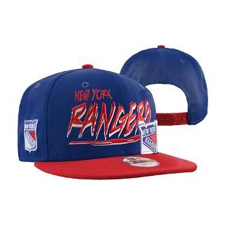 New York Rangers Blue/Red New Era 9FIFTY Word Scribbs Snapback Hat