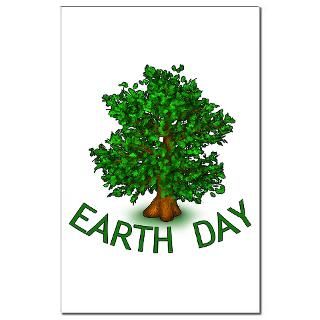 Earth Day Tree Hugger Mini Poster Print > Earth Day Plant a Tree