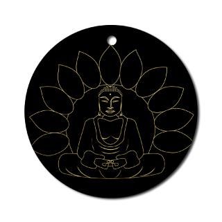 Lotus Buddha Ornament (Round)  Lotus Buddha  Wear My Art Tees