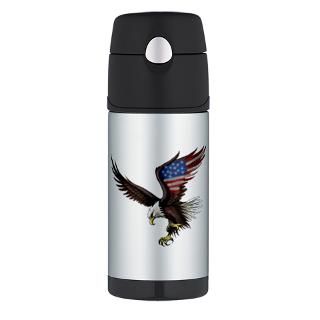 America Gifts  America Drinkware  Thermos Bottle (12 oz)
