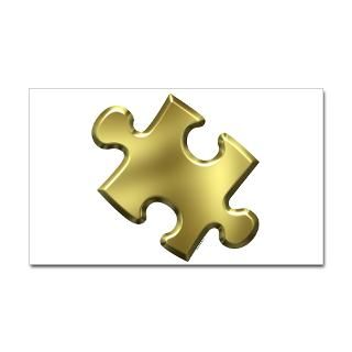Puzzle Piece Ala Carte 1.3 (Gold) Sticker by awarenessgifts
