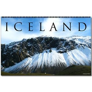 Europe Gifts  Europe Home Office  Oversized Iceland Calendar