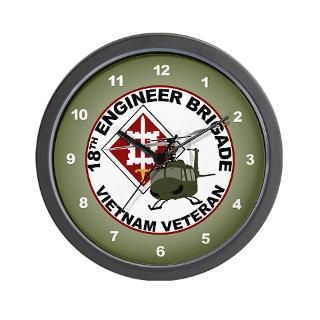 18th Eng Bde Wall Clock for $18.00