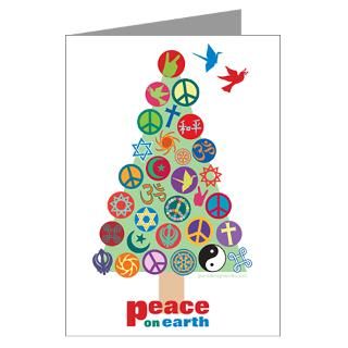 Greeting Cards > Holiday Peace Tree Greeting Cards (Pk of 20