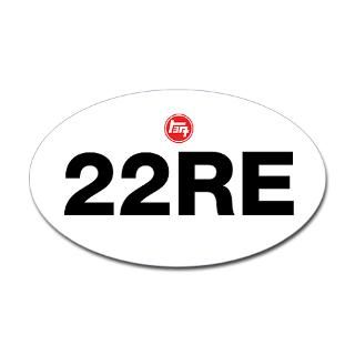 22RE Oval Sticker