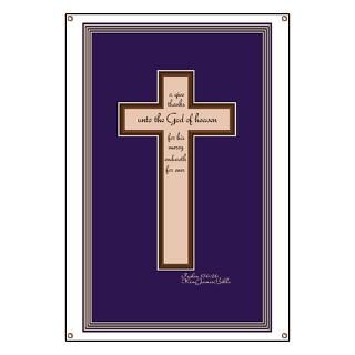 Psalm 136 26 Bible Verse Banner for $59.00
