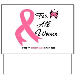 Breast Cancer Awareness Yard Signs