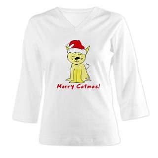 Christmas Cat T shirts & Gifts  Holiday T shirts Special Occasion