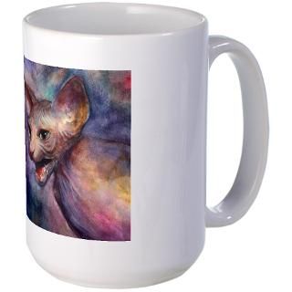 Cat Art Gifts  Cat Art Drinkware  Sphynx Cat 30 Mug