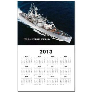 USS CALIFORNIA (CGN 36) Calendar Print