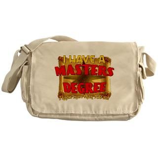 Masters Degree Messenger Bag for $37.50