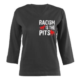 American Gifts  American Long Sleeve Ts  Racism is the Pits