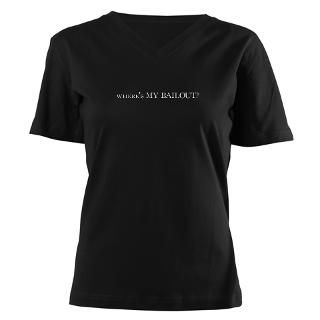 obama 44 V Neck Dark T Shirt