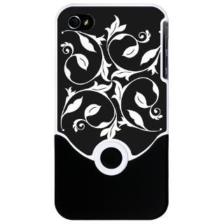 Gifts > 4 iPhone Cases > White/Black Vines iPhone 4/4S Slider