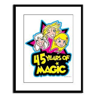 45 Years of Magic Large Framed Print