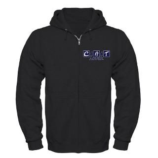 cat lover zip hoodie dark $ 47 99