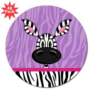 Cute Little Zebra 3 Lapel Sticker (48 pk) for $30.00
