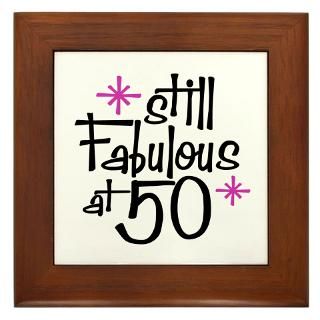 50 Gifts > 50 Home Decor > Still Fabulous at 50 Framed Tile