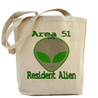 Area 51 Resident Alien Tote Bag for $18.00