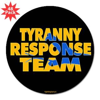 Tyranny Response Team 3 Lapel Sticker (48 pk)