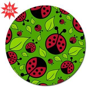 Cute Red Ladybug 3 Lapel Sticker (48 pk) for $30.00