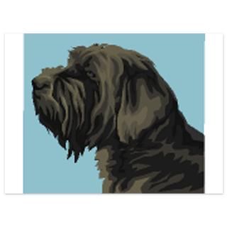 Wirehaired Pointing Griffon 5.5 x 7.5 Flat Cards