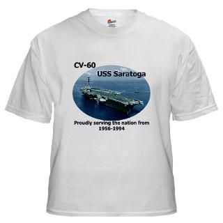 CV 60 USS Saratoga T Shirt