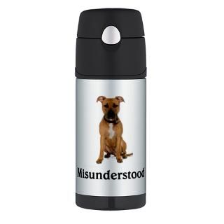 Brown Dog Gifts > Brown Dog Drinkware > Pitbull Thermos® Bottle